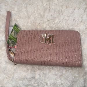Badgley Mischka Long Wallet with Phone Pocket & Wristlet